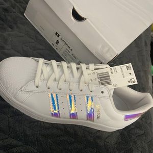 Superstar White Iridescent Shell Toe Adidas